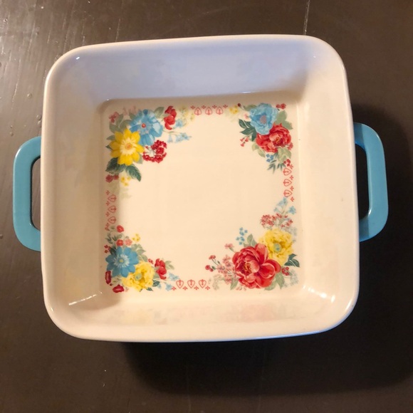 The Pioneer Woman Square Dish Blue Floral Collection - Picture 1 of 7